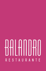 Logotipo Restaurante Balandro alto en coral