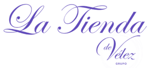 Logotipo de la Tienda de Vélez en azul