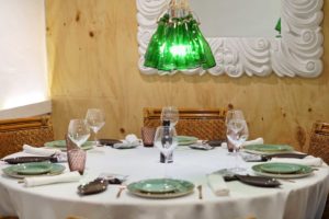 Mesa de grupo del Salón Apodaca - Restaurante Balandro